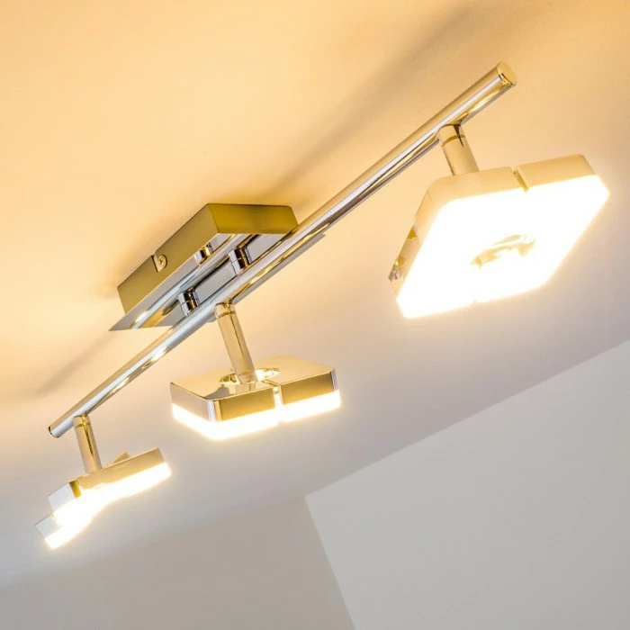 Hofstein Turin Deckenspot LED Chrom, 3-flammig 28 Hofstein Turin Deckenspot LED Chrom, 3-flammig – Bild 28