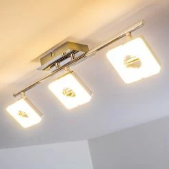 Hofstein Turin Deckenspot LED Chrom, 3-flammig 36 Hofstein Turin Deckenspot LED Chrom, 3-flammig -Bürolampen Verkäufe turin deckenspot h167626 3