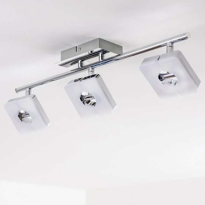 Hofstein Turin Deckenspot LED Chrom, 3-flammig 33 Hofstein Turin Deckenspot LED Chrom, 3-flammig – Bild 33