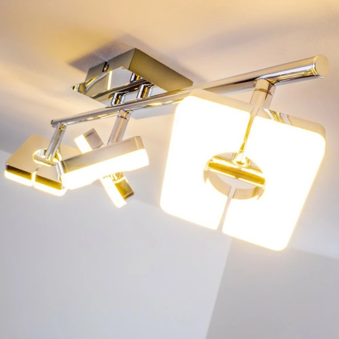 Hofstein Turin Deckenspot LED Chrom, 3-flammig 5 Hofstein Turin Deckenspot LED Chrom, 3-flammig – Bild 5