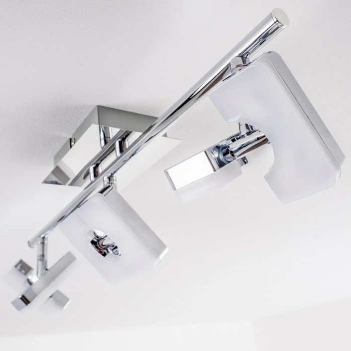 Hofstein Turin Deckenspot LED Chrom, 3-flammig 7 Hofstein Turin Deckenspot LED Chrom, 3-flammig – Bild 7