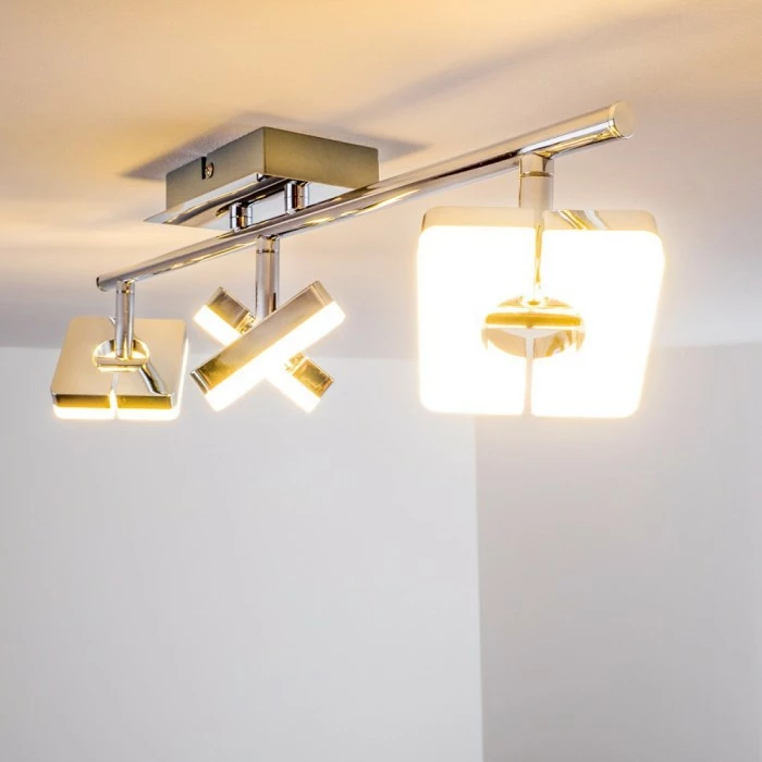 Hofstein Turin Deckenspot LED Chrom, 3-flammig 9 Hofstein Turin Deckenspot LED Chrom, 3-flammig – Bild 9