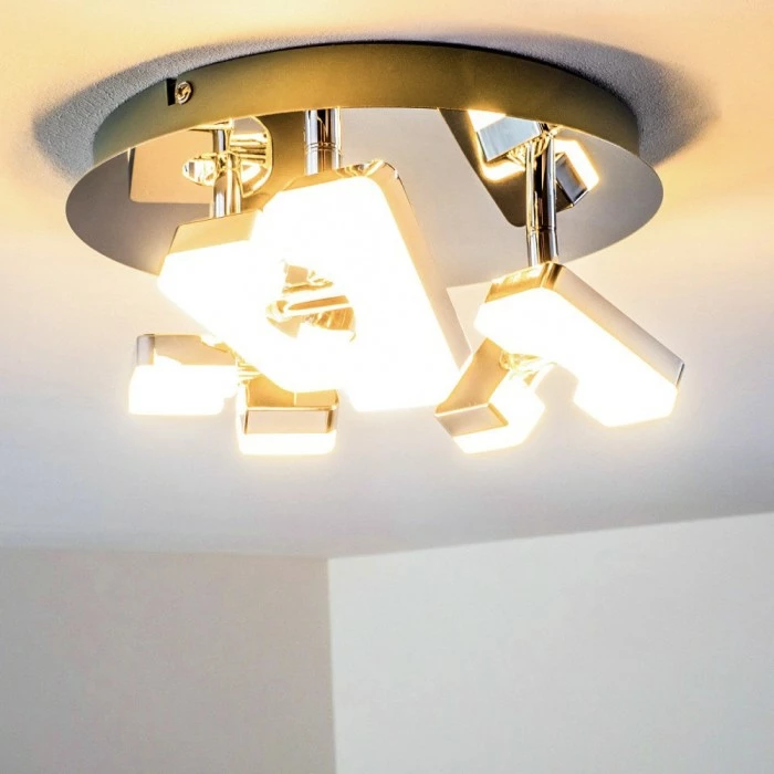 Hofstein Turin Deckenspot LED Chrom, 3-flammig 1 Hofstein Turin Deckenspot LED Chrom, 3-flammig