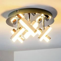 Hofstein Turin Deckenspot LED Chrom, 3-flammig 32 Hofstein Turin Deckenspot LED Chrom, 3-flammig -Bürolampen Verkäufe turin deckenspot h167633 11