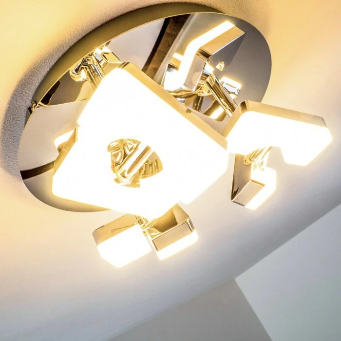 Hofstein Turin Deckenspot LED Chrom, 3-flammig 13 Hofstein Turin Deckenspot LED Chrom, 3-flammig – Bild 13