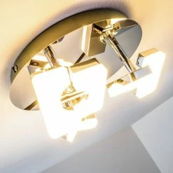 Hofstein Turin Deckenspot LED Chrom, 3-flammig 23 Hofstein Turin Deckenspot LED Chrom, 3-flammig -Bürolampen Verkäufe turin deckenspot h167633 2