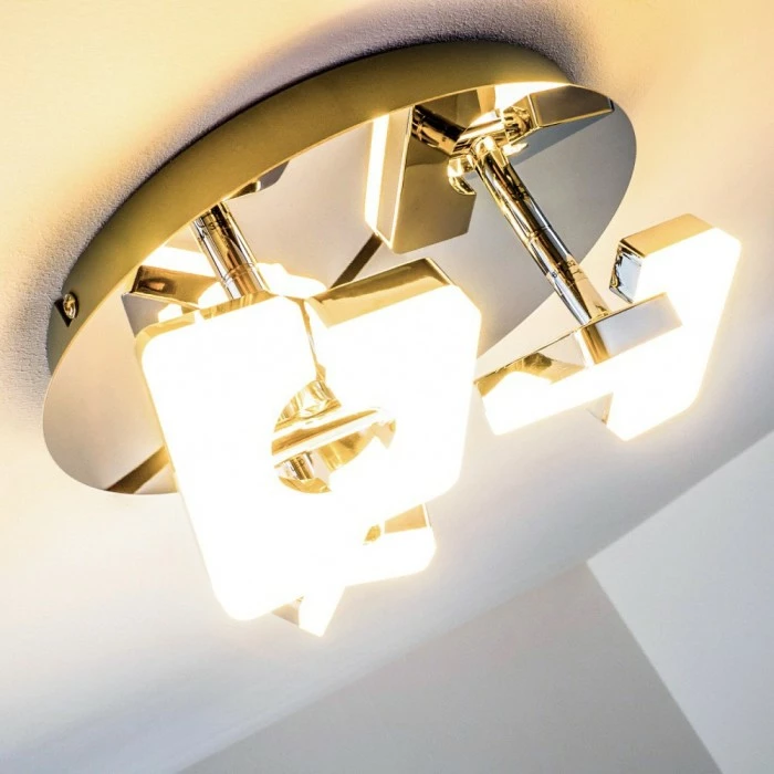 Hofstein Turin Deckenspot LED Chrom, 3-flammig 3 Hofstein Turin Deckenspot LED Chrom, 3-flammig – Bild 3