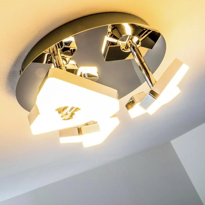 Hofstein Turin Deckenspot LED Chrom, 3-flammig 9 Hofstein Turin Deckenspot LED Chrom, 3-flammig – Bild 9