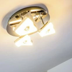 Hofstein Turin Deckenspot LED Chrom, 3-flammig 30 Hofstein Turin Deckenspot LED Chrom, 3-flammig -Bürolampen Verkäufe turin deckenspot h167633 9