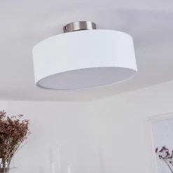 Hofstein Tveid Deckenleuchte Nickel-Matt, 2-flammig 23 Hofstein Tveid Deckenleuchte Nickel-Matt, 2-flammig -Bürolampen Verkäufe tveid deckenleuchte h3433515 11