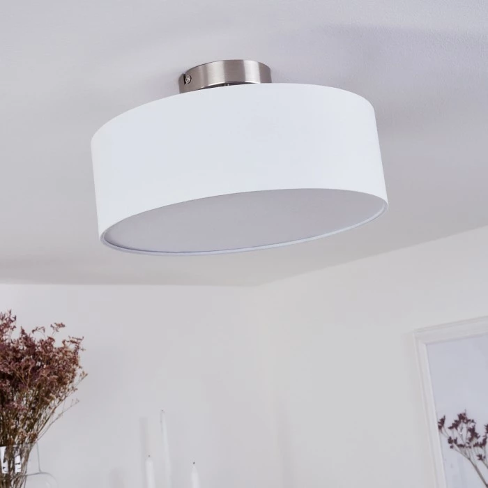 Hofstein Tveid Deckenleuchte Nickel-Matt, 2-flammig 12 Hofstein Tveid Deckenleuchte Nickel-Matt, 2-flammig – Bild 12