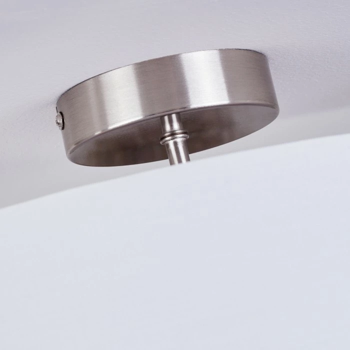 Hofstein Tveid Deckenleuchte Nickel-Matt, 2-flammig 6 Hofstein Tveid Deckenleuchte Nickel-Matt, 2-flammig – Bild 6