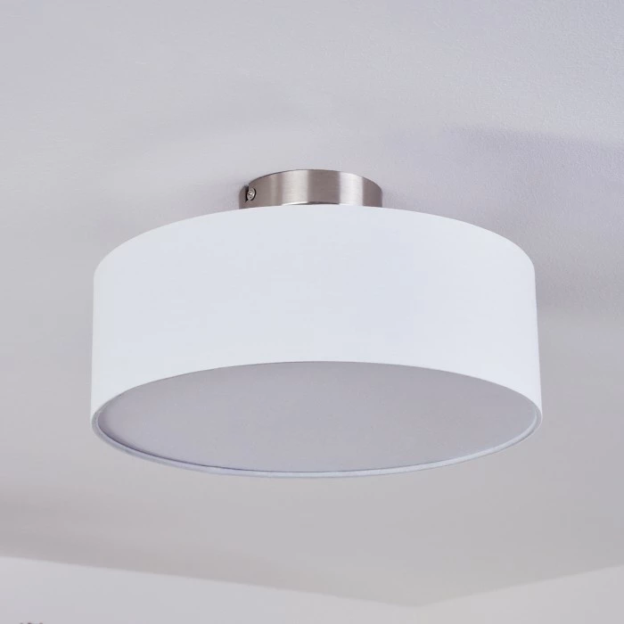 Hofstein Tveid Deckenleuchte Nickel-Matt, 2-flammig 8 Hofstein Tveid Deckenleuchte Nickel-Matt, 2-flammig – Bild 8