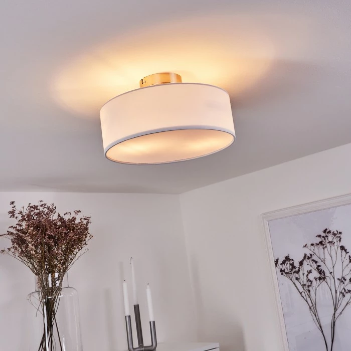 Hofstein Tveid Deckenleuchte Nickel-Matt, 2-flammig 9 Hofstein Tveid Deckenleuchte Nickel-Matt, 2-flammig – Bild 9