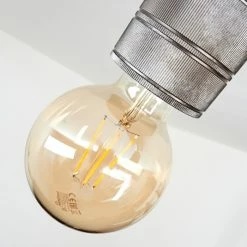 Hofstein Tyldom Deckenleuchte Grau, Silber, 2-flammig -Bürolampen Verkäufe tyldom deckenleuchte h3422052 2