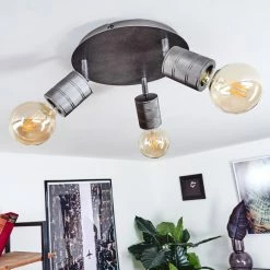 Hofstein Tyldom Deckenleuchte Altsilber, 3-flammig 19 Hofstein Tyldom Deckenleuchte Altsilber, 3-flammig -Bürolampen Verkäufe tyldom deckenleuchte h3434154 9