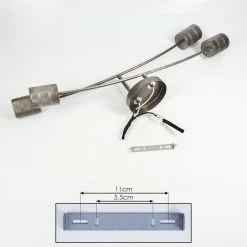 Hofstein Tyldom Deckenleuchte Altsilber, 4-flammig -Bürolampen Verkäufe tyldom deckenleuchte h3442401 4