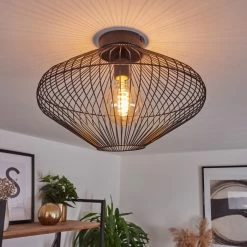 Hofstein Unafo Deckenleuchte Schwarz, 1-flammig -Bürolampen Verkäufe unafo deckenleuchte h3442715 6