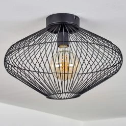 Hofstein Unafo Deckenleuchte Schwarz, 1-flammig -Bürolampen Verkäufe unafo deckenleuchte h3442715 7