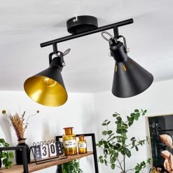 Hofstein Upiano Deckenleuchte Chrom, Schwarz, 2-flammig 21 Hofstein Upiano Deckenleuchte Chrom, Schwarz, 2-flammig -Bürolampen Verkäufe upiano deckenleuchte h3017784 10