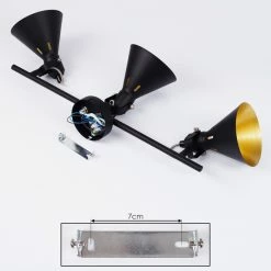 Hofstein Upiano Deckenleuchte Chrom, Schwarz, 3-flammig -Bürolampen Verkäufe upiano deckenleuchte h3017791 4