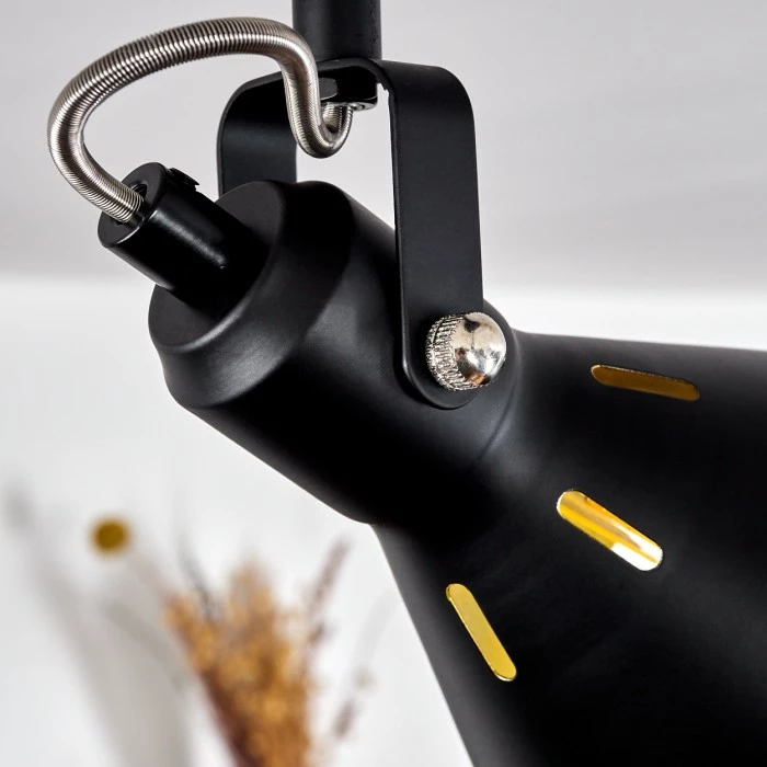 Hofstein Upiano Deckenleuchte Chrom, Schwarz, 4-flammig 6 Hofstein Upiano Deckenleuchte Chrom, Schwarz, 4-flammig – Bild 6