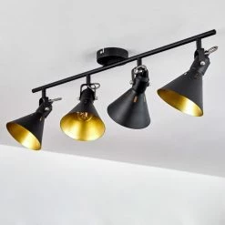 Hofstein Upiano Deckenleuchte Chrom, Schwarz, 4-flammig 18 Hofstein Upiano Deckenleuchte Chrom, Schwarz, 4-flammig -Bürolampen Verkäufe upiano deckenleuchte h3017807 7