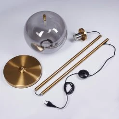 Hofstein Verbania Stehleuchte Messing, 1-flammig 16 Hofstein Verbania Stehleuchte Messing, 1-flammig -Bürolampen Verkäufe verbania stehleuchte h3443682 4