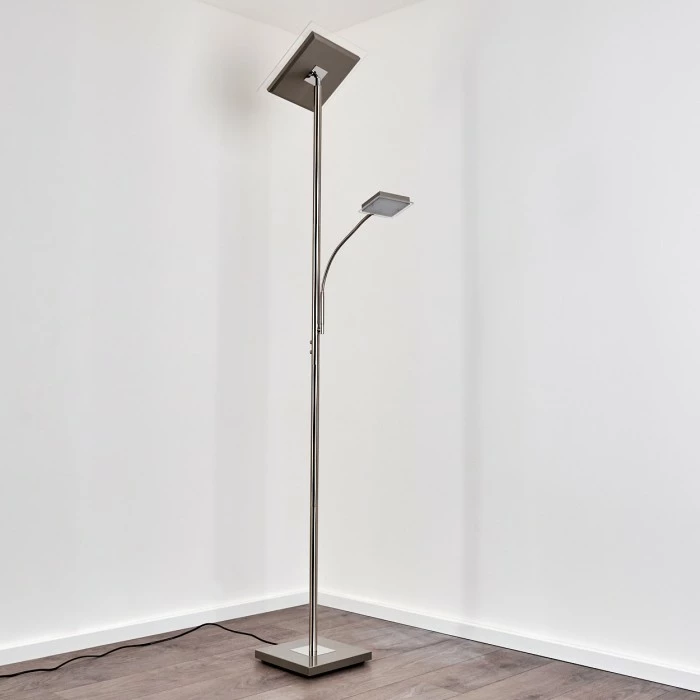 Hofstein Veteli Deckenfluter LED Edelstahl, 2-flammig 23 Hofstein Veteli Deckenfluter LED Edelstahl, 2-flammig – Bild 23