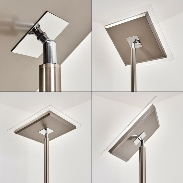 Hofstein Veteli Deckenfluter LED Edelstahl, 2-flammig 6 Hofstein Veteli Deckenfluter LED Edelstahl, 2-flammig – Bild 6