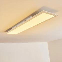 Hofstein Voisines Deckenpanel LED Wei&szlig;, 1-flammig, Fernbedienung, Farbwechsler -Bürolampen Verkäufe voisines deckenpanel h3267776 do1 10