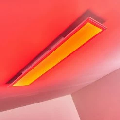 Hofstein Voisines Deckenpanel LED Wei&szlig;, 1-flammig, Fernbedienung, Farbwechsler -Bürolampen Verkäufe voisines deckenpanel h3267776 do1 16