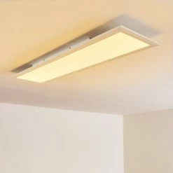 Hofstein Voisines Deckenpanel LED Wei&szlig;, 1-flammig, Fernbedienung, Farbwechsler -Bürolampen Verkäufe voisines deckenpanel h3267776 do1 18