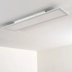 Hofstein Voisines Deckenpanel LED Wei&szlig;, 1-flammig, Fernbedienung, Farbwechsler -Bürolampen Verkäufe voisines deckenpanel h3267776 do1 19