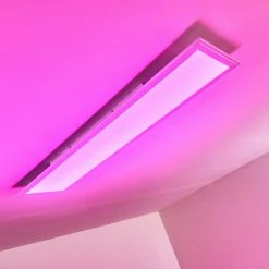 Hofstein Voisines Deckenpanel LED Wei&szlig;, 1-flammig, Fernbedienung, Farbwechsler -Bürolampen Verkäufe voisines deckenpanel h3267776 do1 22