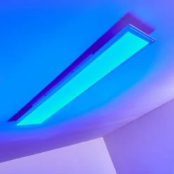 Hofstein Voisines Deckenpanel LED Wei&szlig;, 1-flammig, Fernbedienung, Farbwechsler -Bürolampen Verkäufe voisines deckenpanel h3267776 do1 28