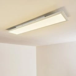 Hofstein Voisines Deckenpanel LED Wei&szlig;, 1-flammig, Fernbedienung, Farbwechsler -Bürolampen Verkäufe voisines deckenpanel h3267776 do1 6