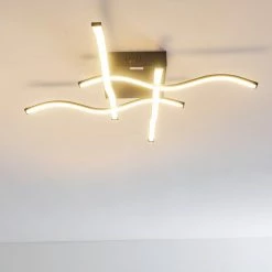 Hofstein Voltti Deckenleuchte LED Schwarz, 4-flammig -Bürolampen Verkäufe voltti deckenleuchte h3090084 5