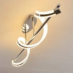 Hofstein Vora Deckenleuchte LED Chrom, 1-flammig -Bürolampen Verkäufe vora deckenleuchte h3090114 8