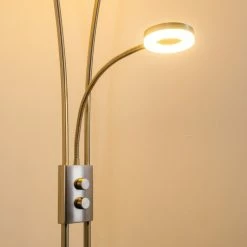 Hofstein Watino Deckenfluter LED Nickel-Matt, 3-flammig -Bürolampen Verkäufe watino deckenfluter h000458 11