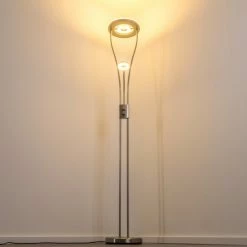 Hofstein Watino Deckenfluter LED Nickel-Matt, 3-flammig -Bürolampen Verkäufe watino deckenfluter h000458 15