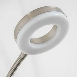 Hofstein Watino Deckenfluter LED Nickel-Matt, 3-flammig -Bürolampen Verkäufe watino deckenfluter h000458 45