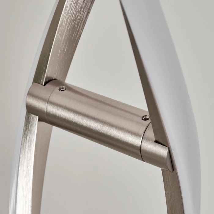 Hofstein Wellington Stehleuchte LED Edelstahl, 2-flammig 3 Hofstein Wellington Stehleuchte LED Edelstahl, 2-flammig – Bild 3