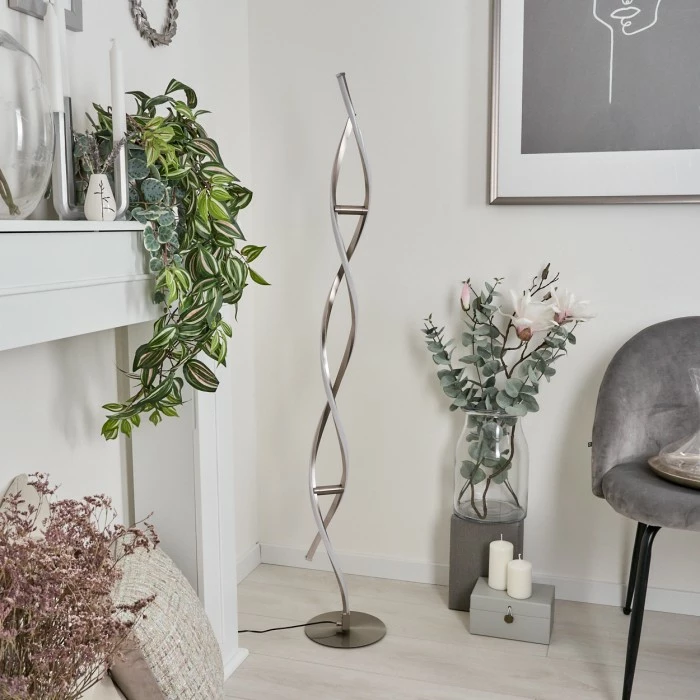 Hofstein Wellington Stehleuchte LED Edelstahl, 2-flammig 10 Hofstein Wellington Stehleuchte LED Edelstahl, 2-flammig – Bild 10