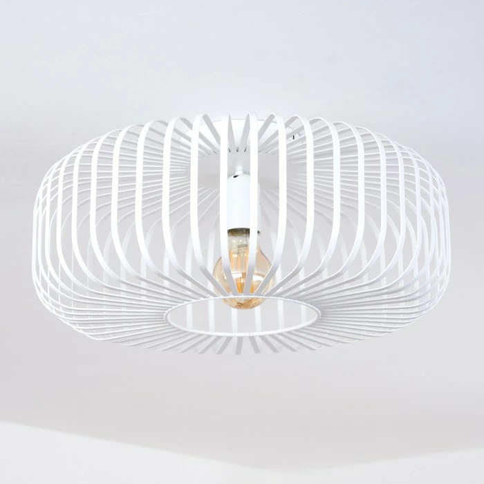 Hofstein Wemude Deckenleuchte Weiß, 1-flammig 8 Hofstein Wemude Deckenleuchte Weiß, 1-flammig – Bild 8