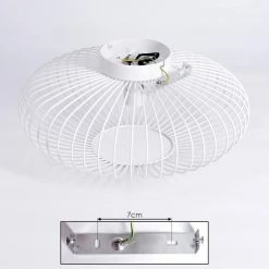 Hofstein Wemude Deckenleuchte Weiß, 1-flammig -Bürolampen Verkäufe wemude deckenleuchte h3019245 4