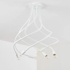 Hofstein Wertach Deckenleuchte Weiß, 6-flammig -Bürolampen Verkäufe wertach deckenleuchte h3345405 10