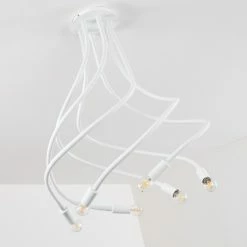 Hofstein Wertach Deckenleuchte Weiß, 6-flammig -Bürolampen Verkäufe wertach deckenleuchte h3345405 4