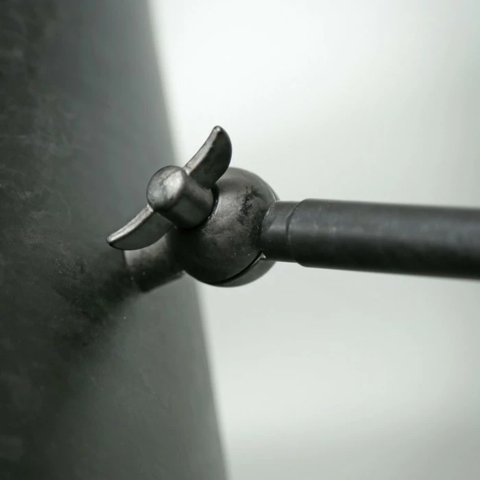 Hofstein Westhoven Stehleuchte Grau, 1-flammig 4 Hofstein Westhoven Stehleuchte Grau, 1-flammig – Bild 4