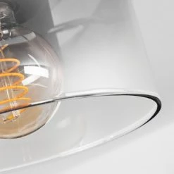 Hofstein Wichita Deckenleuchte Schwarz, Rauchfarben, 1-flammig 17 Hofstein Wichita Deckenleuchte Schwarz, Rauchfarben, 1-flammig -Bürolampen Verkäufe wichita deckenleuchte h3368374 5